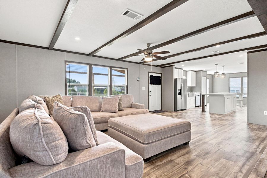 Furnished interior view inside a new home in , Conroe (Image 8).