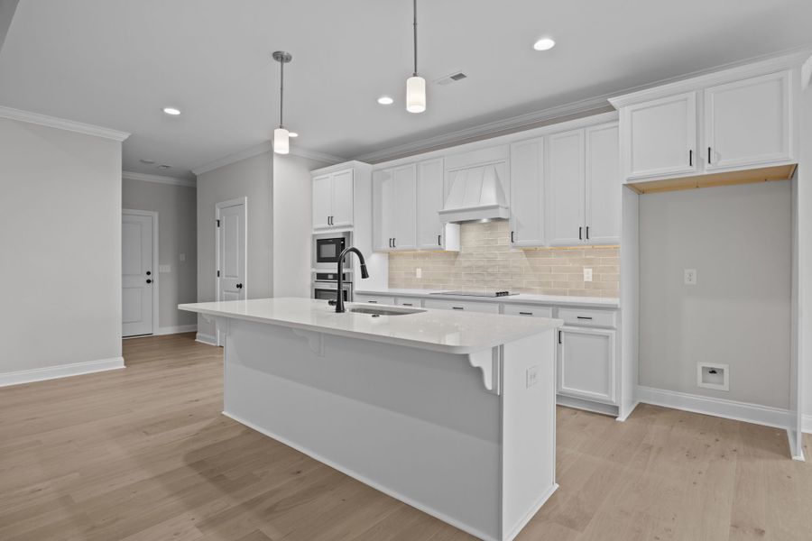 Furnished interior view inside a new home in The Preserve at Langston, Winterville (Image 11).