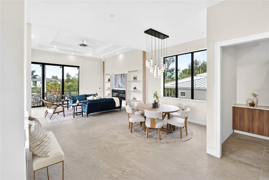 Furnished interior view inside a new home in , Sarasota (Image 16).