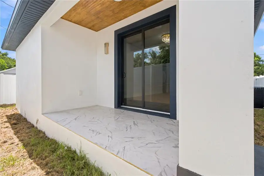 Exterior details and patio area of a home in , Clearwater (Image 23). Exterior details and patio area of a home in , Clearwater (Image 23).