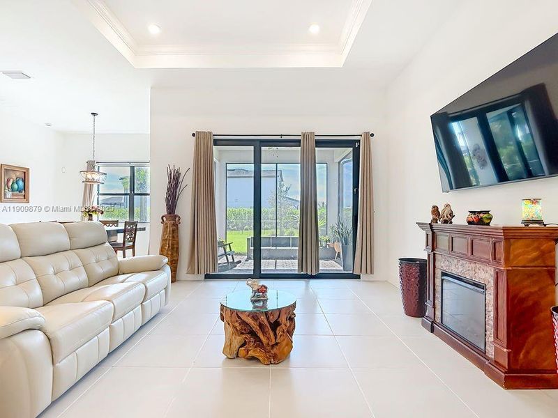 Furnished interior view inside a new home in , Ave Maria (Image 27).