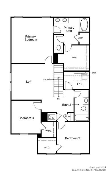 2D floor plan layout of this home in The Granary - Heritage Collection, San Antonio, TX (Image 4). 2D floor plan layout of this home in The Granary - Heritage Collection, San Antonio, TX (Image 4).