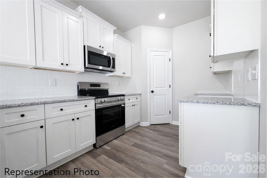 Furnished interior view inside a new home in , Charlotte (Image 10).
