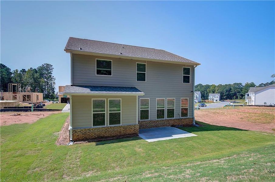 Exterior details and patio area of a home in Westminster, Covington (Image 4).
