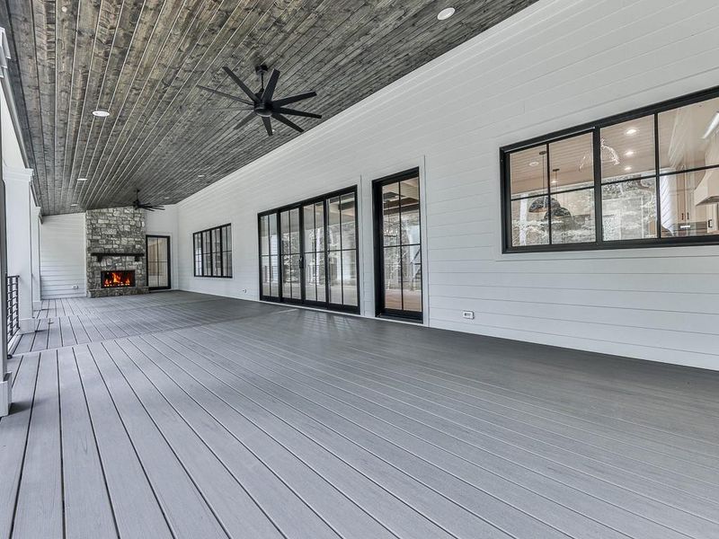 Exterior details and patio area of a home in , Ball Ground (Image 42).