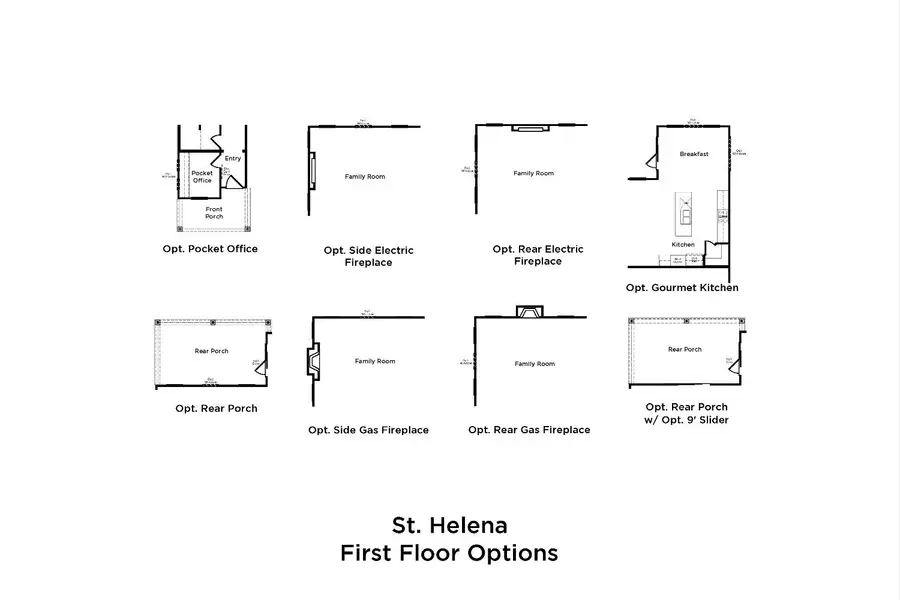 2D floor plan layout of this home in Creekside at Andrews, Summerville, SC (Image 3).