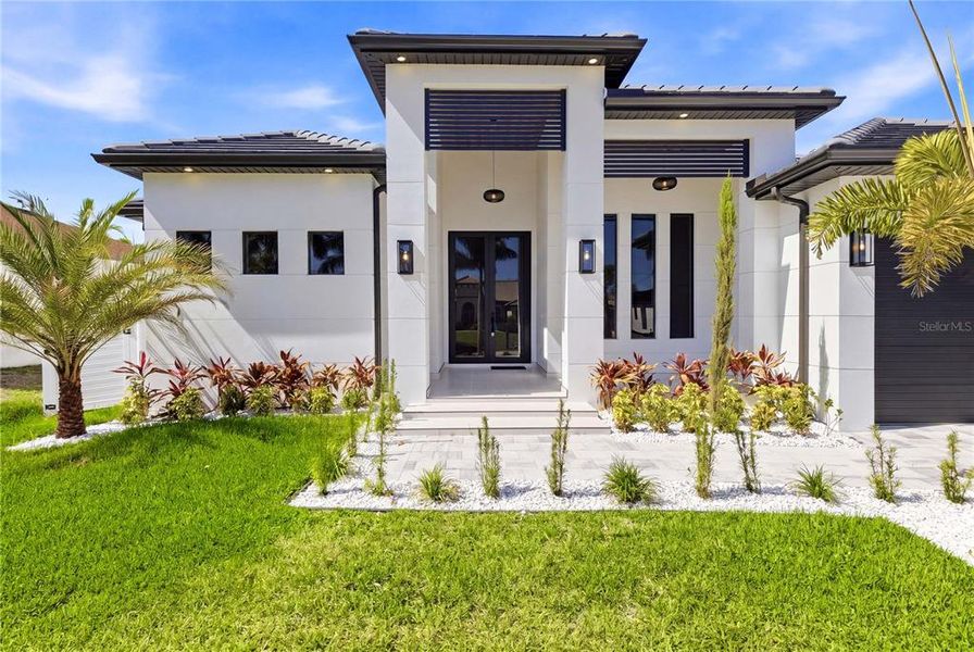 Exterior details and patio area of a home in , Cape Coral (Image 31). Exterior details and patio area of a home in , Cape Coral (Image 31).