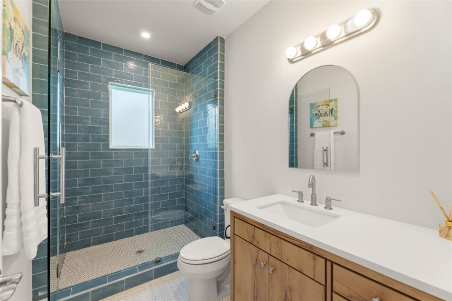 Custom Built oversized Shower