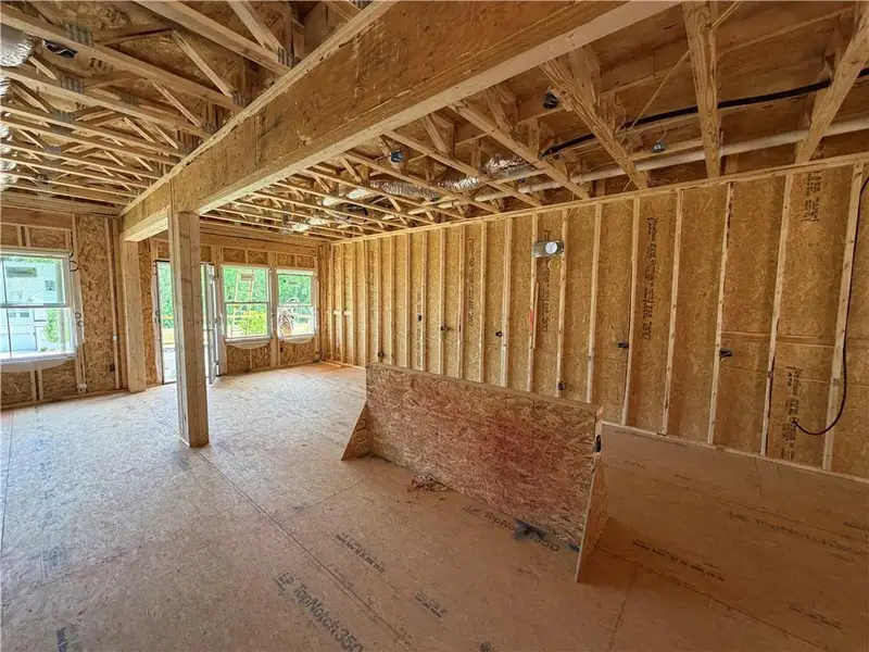 In-progress construction of a new home in Arbors at Richland Creek, Buford, GA (Image 50). In-progress construction of a new home in Arbors at Richland Creek, Buford, GA (Image 50).
