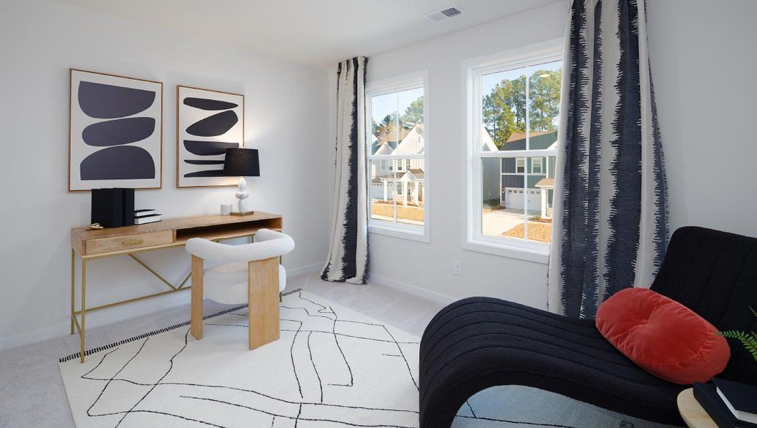 Furnished interior view inside a new home in Westport, York (Image 38).