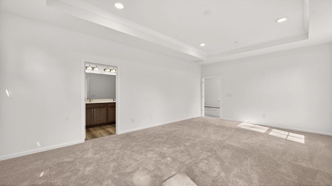 Spacious, unfurnished interior of a new home in Creekside at Andrews, Summerville (Image 21). Spacious, unfurnished interior of a new home in Creekside at Andrews, Summerville (Image 21).