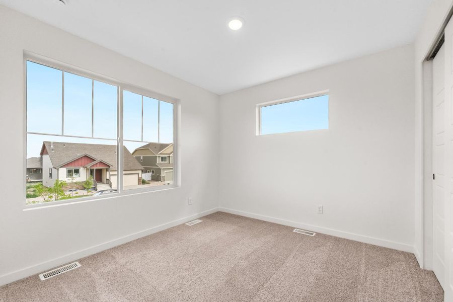 Spacious, unfurnished interior of a new home in Union Colony West, Greeley (Image 23). Spacious, unfurnished interior of a new home in Union Colony West, Greeley (Image 23).