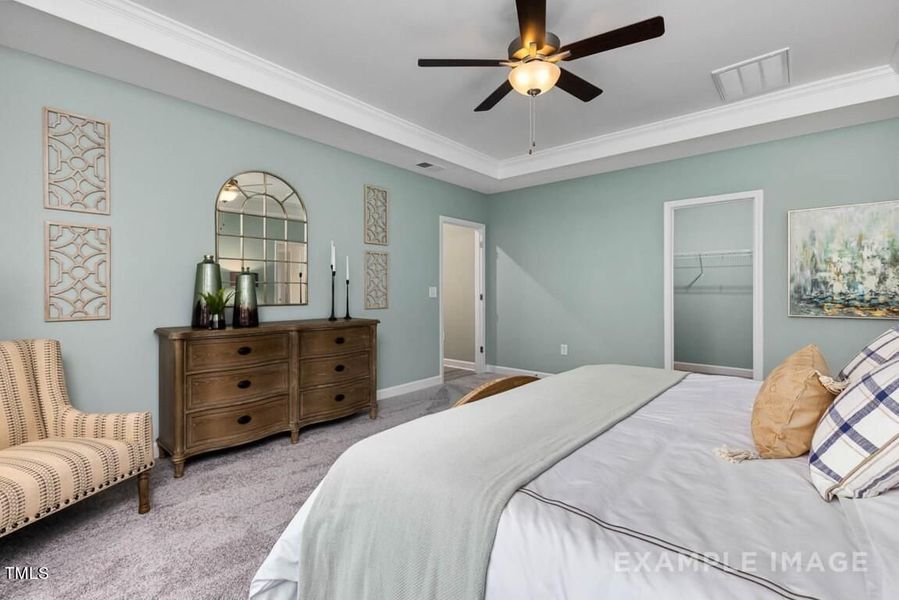 Furnished interior view inside a new home in Glenmere, Knightdale (Image 21).