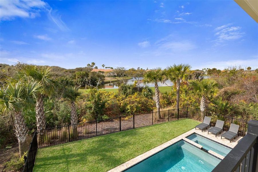 Exterior details and patio area of a home in , Palm Coast (Image 3). Exterior details and patio area of a home in , Palm Coast (Image 3).