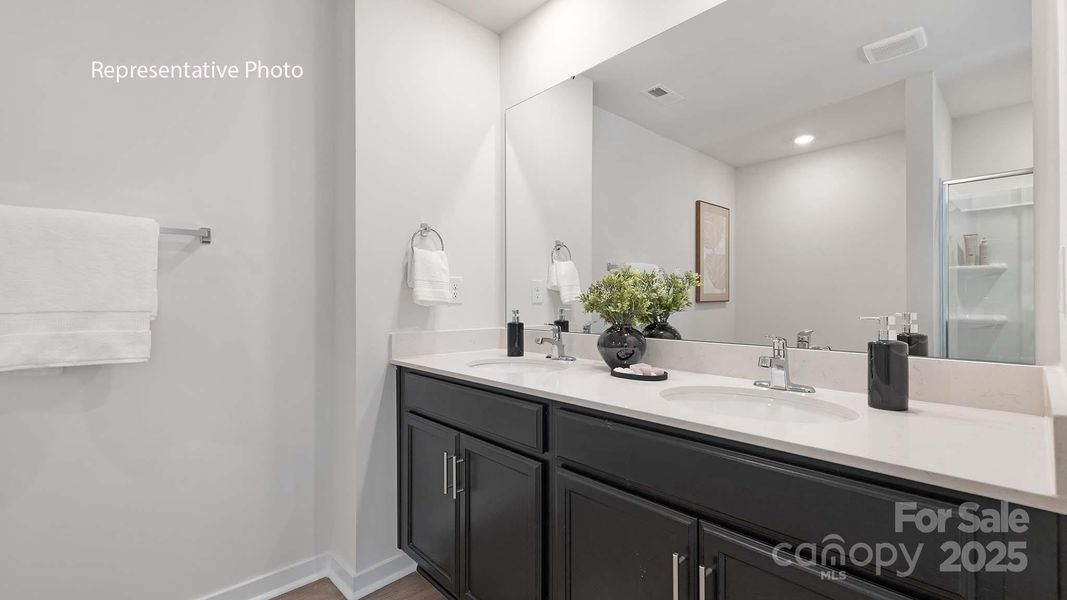 Furnished interior view inside a new home in Clark Creek Landing, Lincolnton (Image 8).