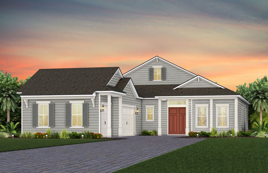 Coastal Cottage Elevation | CA301 Coastal Cottage Elevation | CA301