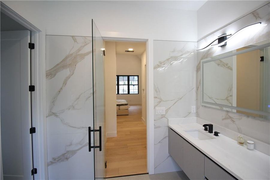 Furnished interior view inside a new home in , Sandy Springs (Image 9). Furnished interior view inside a new home in , Sandy Springs (Image 9).