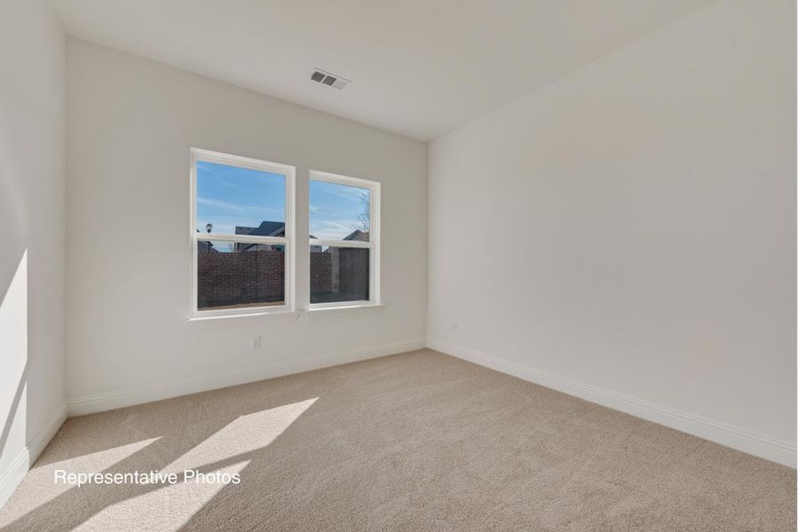 Representative unfurnished interior of a home built from the Grand Emerald III by Grand Homes in Cedar Ridge Estates, Grand Prairie (Image 19). Representative unfurnished interior of a home built from the Grand Emerald III by Grand Homes in Cedar Ridge Estates, Grand Prairie (Image 19).