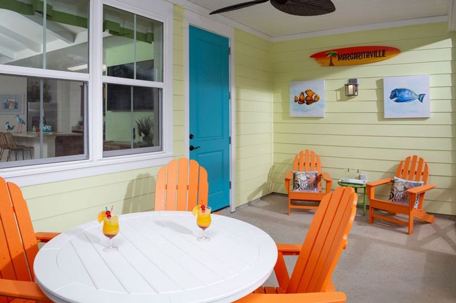 Representative exterior details of a home built from the Aloha by Minto Communities in Latitude Margaritaville Hilton Head, Hardeeville (Image 2). Representative exterior details of a home built from the Aloha by Minto Communities in Latitude Margaritaville Hilton Head, Hardeeville (Image 2).