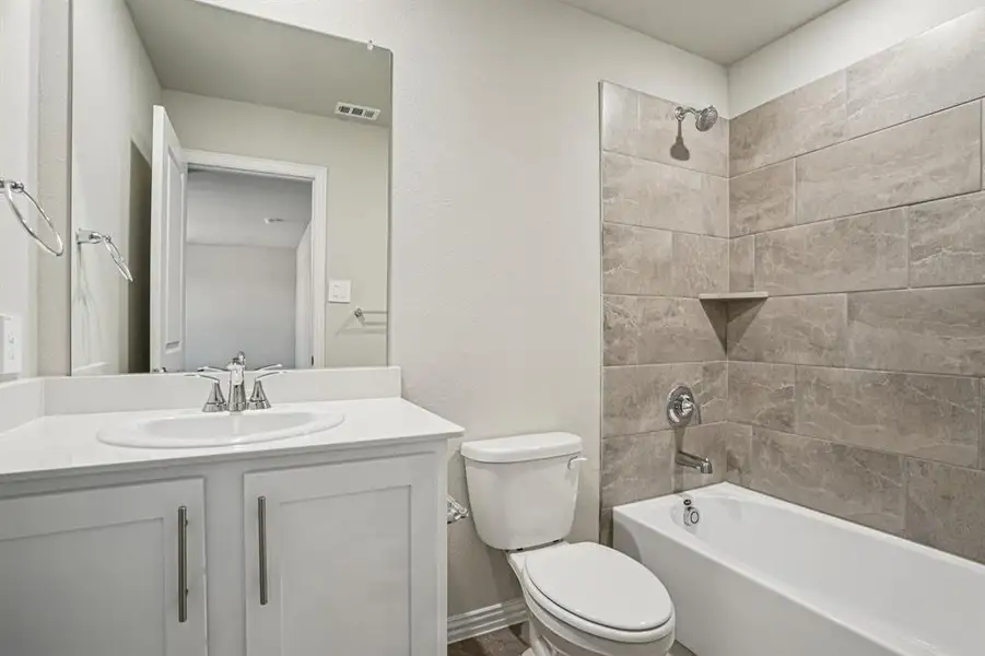 Photo is not of the actual home, but is an inspirational photo of builder’s model home and may depict options, furnishings, and/or decorator features that are not included.