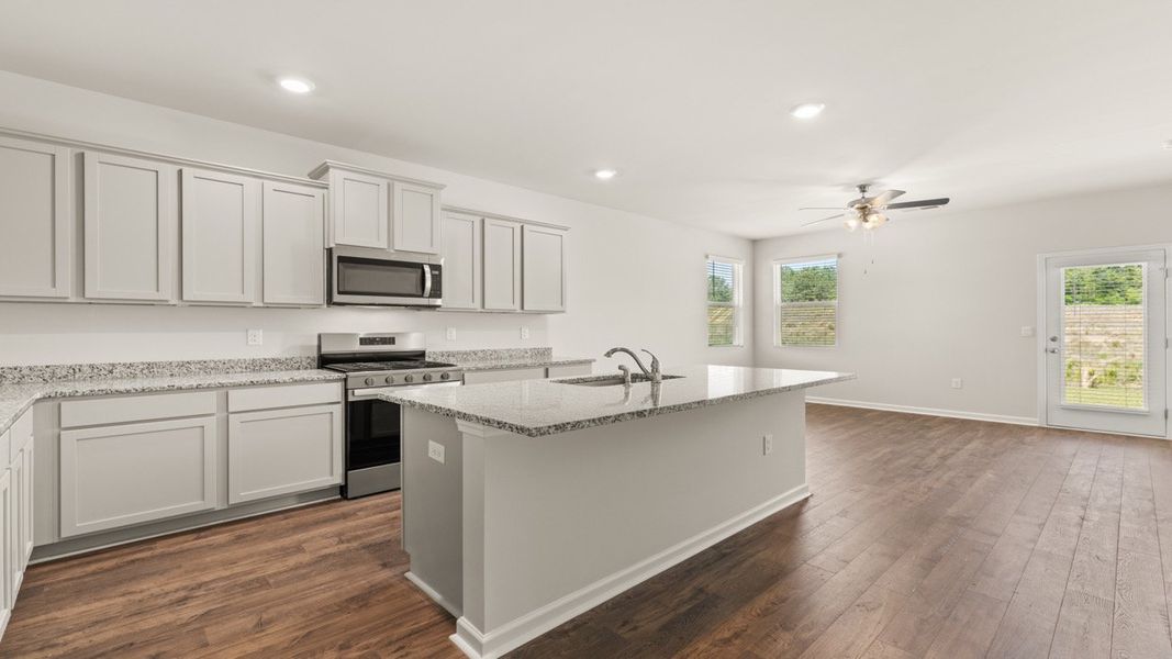 Furnished interior view inside a new home in Byrd Village, Graniteville (Image 4).