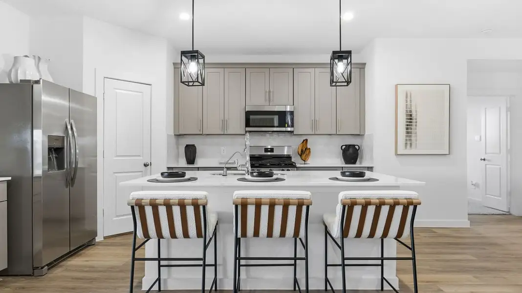 Furnished interior view inside a new home in Lago Mar, Texas City (Image 3). Furnished interior view inside a new home in Lago Mar, Texas City (Image 3).