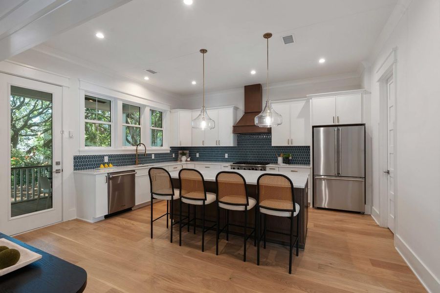 Furnished interior view inside a new home in , Isle Of Palms (Image 8). Furnished interior view inside a new home in , Isle Of Palms (Image 8).