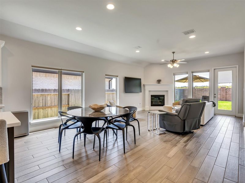 Furnished interior view inside a new home in Marvida, Cypress (Image 12).