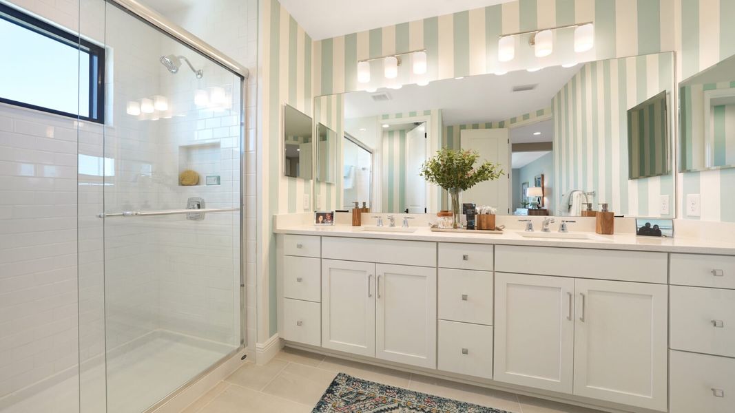 Representative furnished interior of a home built from the Artistry by Neal Communities in Grand Park, Sarasota (Image 18).