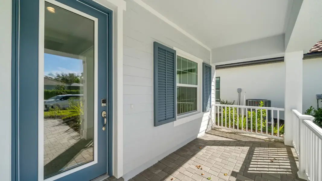 Exterior details and patio area of a home in Verandah, Fort Myers (Image 3).