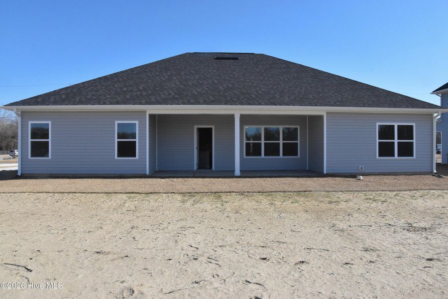 Exterior details and patio area of a home in Windfield, Grimesland (Image 3).