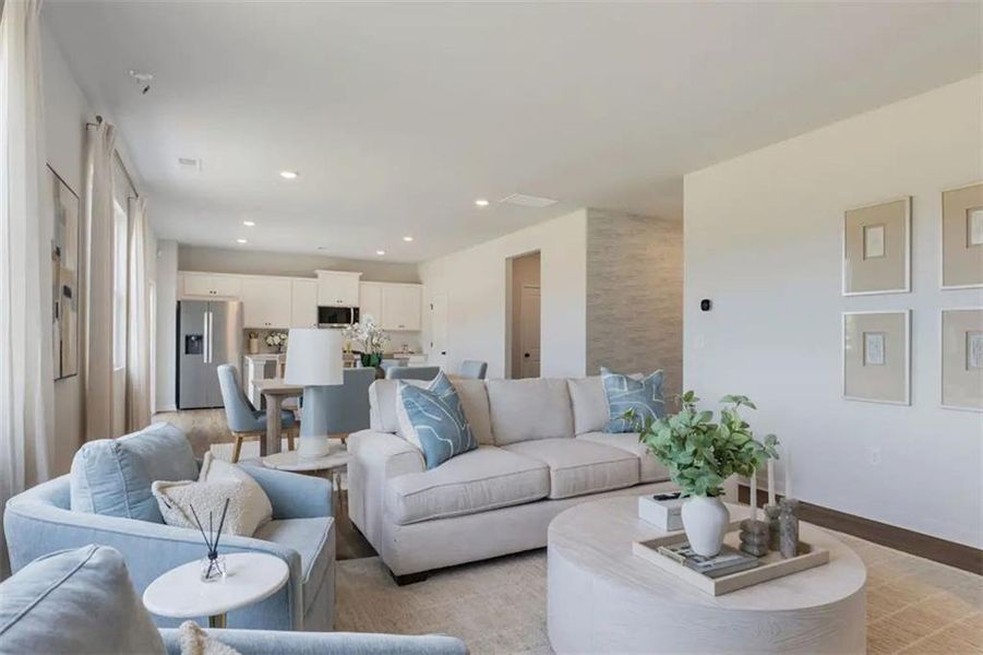 Furnished interior view inside a new home in Hawthorne Reserve, Dallas (Image 13).