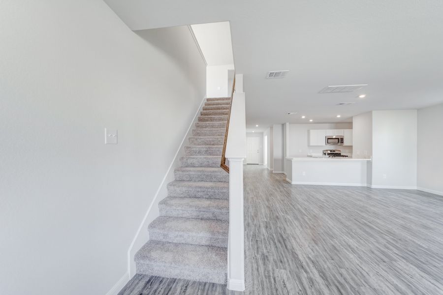 Representative unfurnished interior of a home built from the Jefferson by National HomeCorp in Canal Walk, Roanoke Rapids (Image 25).