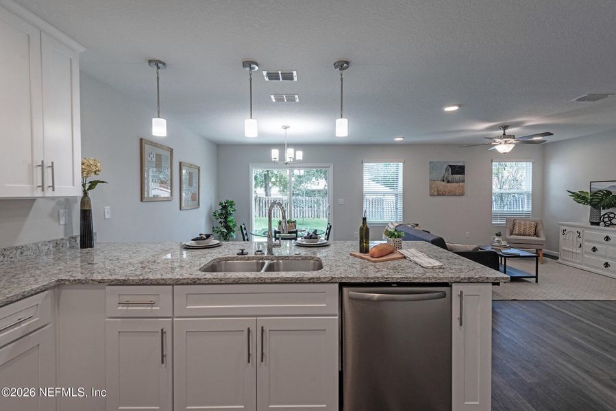 Furnished interior view inside a new home in , Jacksonville (Image 24).