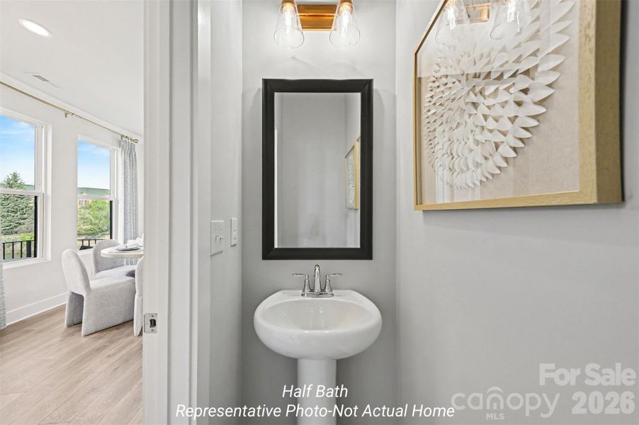 Furnished interior view inside a new home in , Charlotte (Image 18).