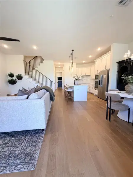 Furnished interior view inside a new home in , North Richland Hills (Image 7). Furnished interior view inside a new home in , North Richland Hills (Image 7).