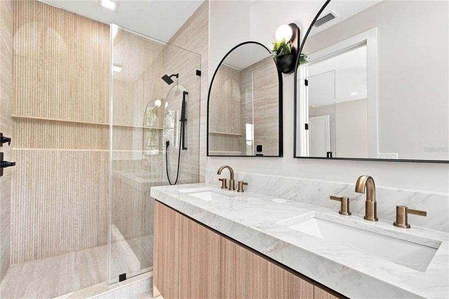 Furnished interior view inside a new home in , Tampa (Image 20).
