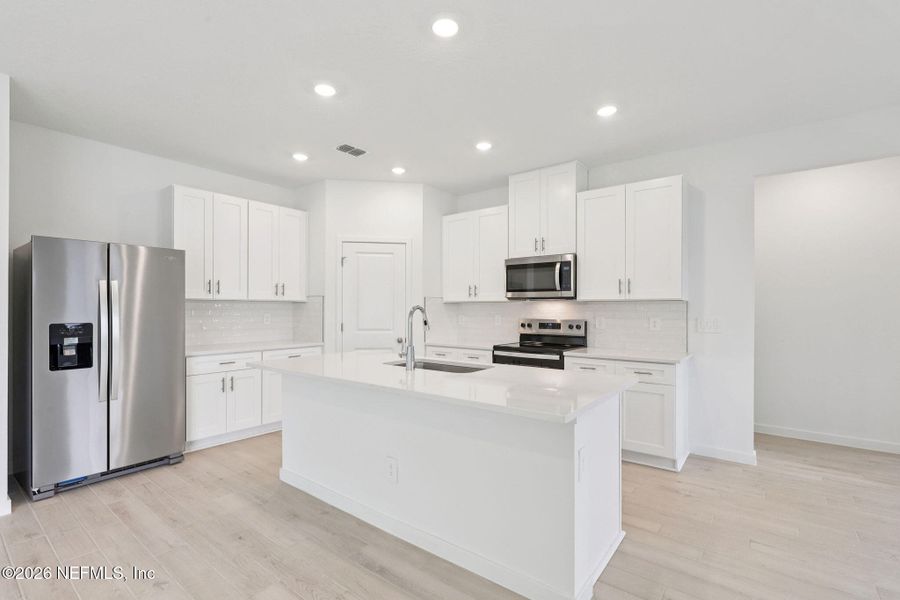 Furnished interior view inside a new home in Azalea Creek, Jacksonville (Image 12).