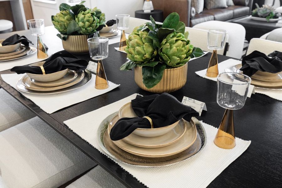 Representative Dining Room - some options shown Representative Dining Room - some options shown