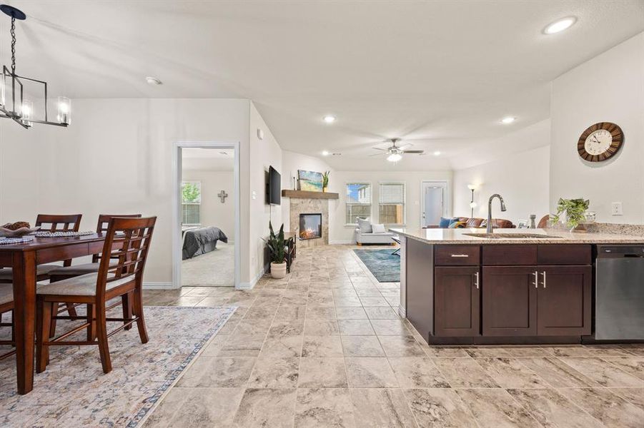 Furnished interior view inside a new home in Deberry Reserve, Royse City (Image 16). Furnished interior view inside a new home in Deberry Reserve, Royse City (Image 16).