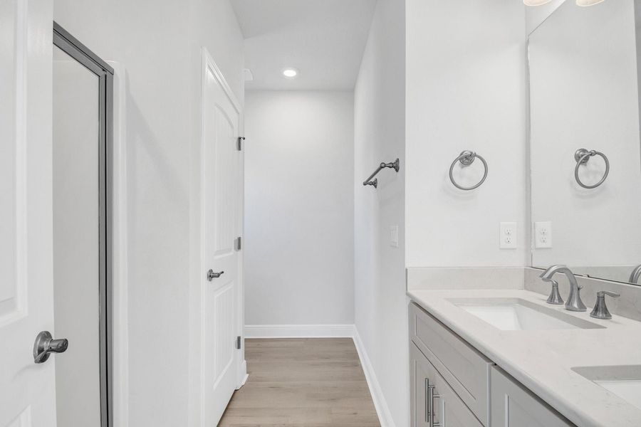 Furnished interior view inside a new home in The Bluffs at Lafayette, Freeport (Image 8).