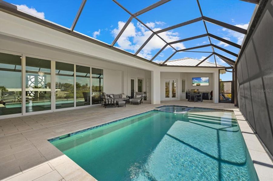 Exterior details and patio area of a home in , Parrish (Image 29).