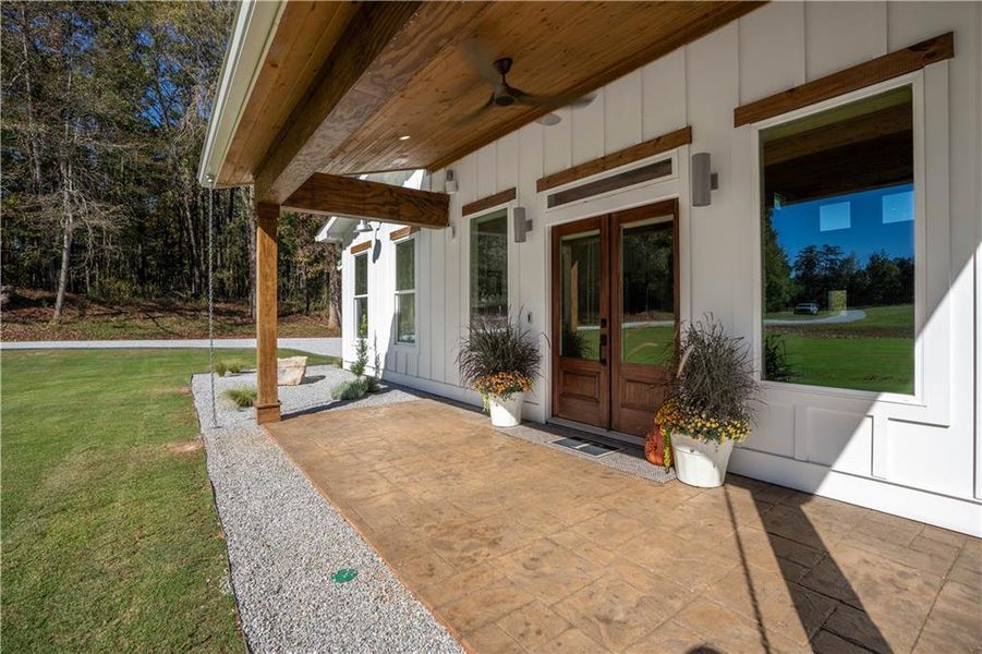 Exterior details and patio area of a home in , Maysville (Image 29). Exterior details and patio area of a home in , Maysville (Image 29).