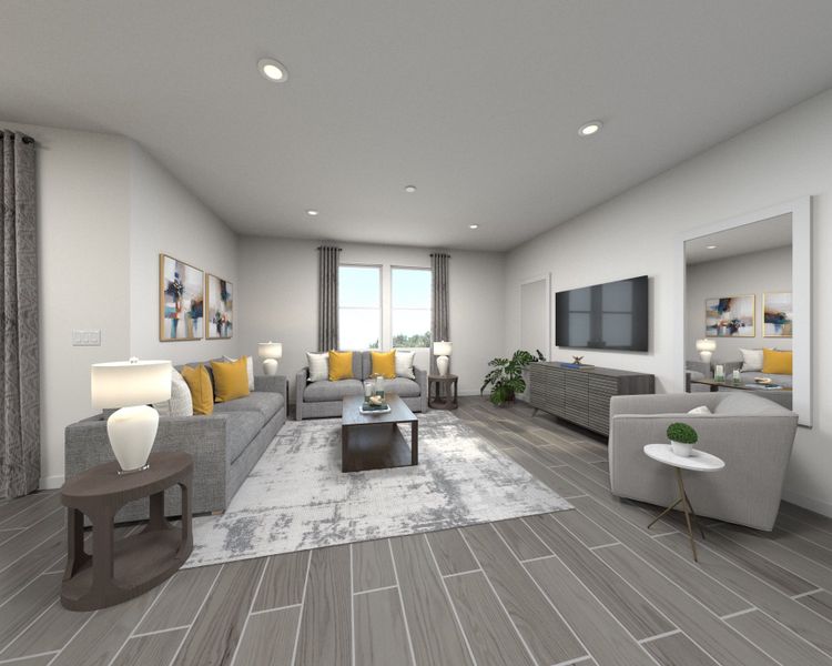 Furnished interior view inside a new home in Colbert Landings - Reserve Series, Palm Coast (Image 5).
