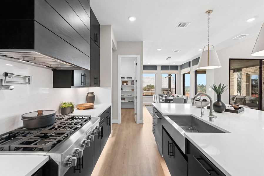 Representative furnished interior of a home built from the Emory by Scott Felder Homes in Leander Estates, Leander (Image 21).
