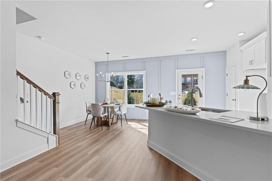 Furnished interior view inside a new home in , Ball Ground (Image 16).