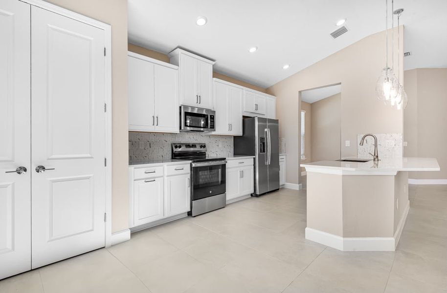Representative furnished interior of a home built from the Antilla by Taylor Morrison in Colbert Landings, Palm Coast (Image 5).