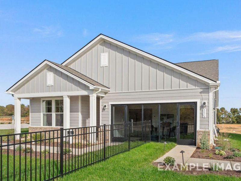 Front exterior of a new home in Sage Farms, White House, TN, highlighting curb appeal (Image 24). Front exterior of a new home in Sage Farms, White House, TN, highlighting curb appeal (Image 24).