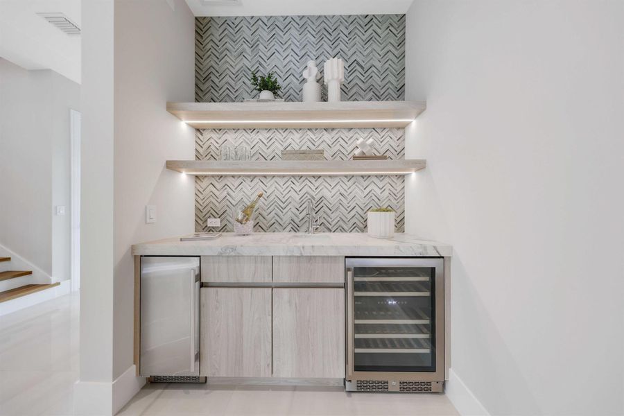 Furnished interior view inside a new home in , Boynton Beach (Image 17).