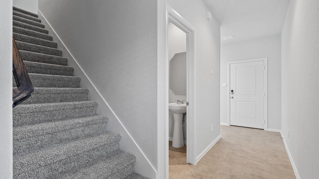 Representative unfurnished interior of a home built from the Florence by D.R. Horton in The Hills at Reunion, Newark (Image 36). Representative unfurnished interior of a home built from the Florence by D.R. Horton in The Hills at Reunion, Newark (Image 36).